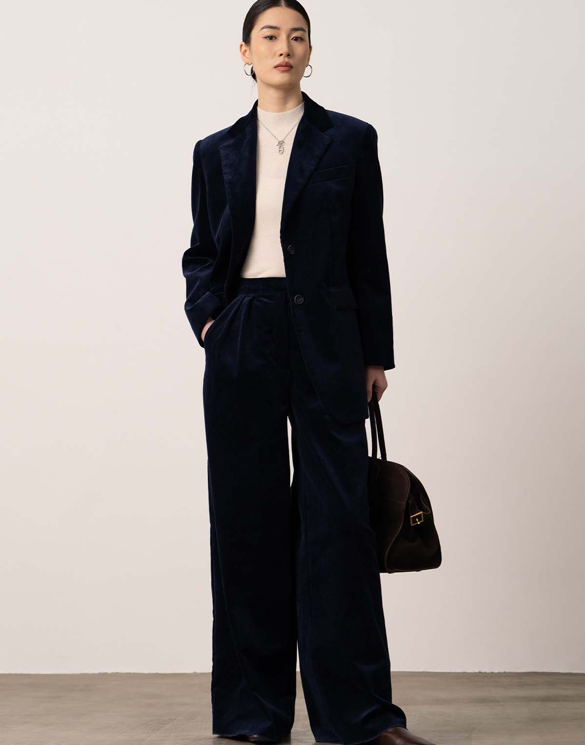 Vintage Corduroy Loose-Fit Jacket-w93